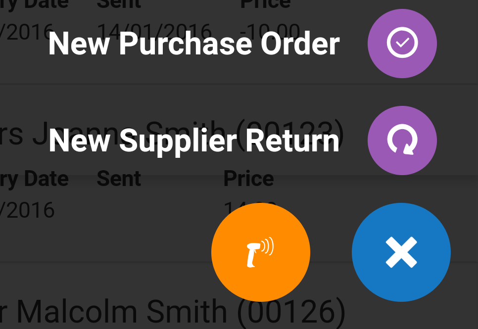 PO and Supplier return options in cloud erp opening balances Cloud erp opening balances options.