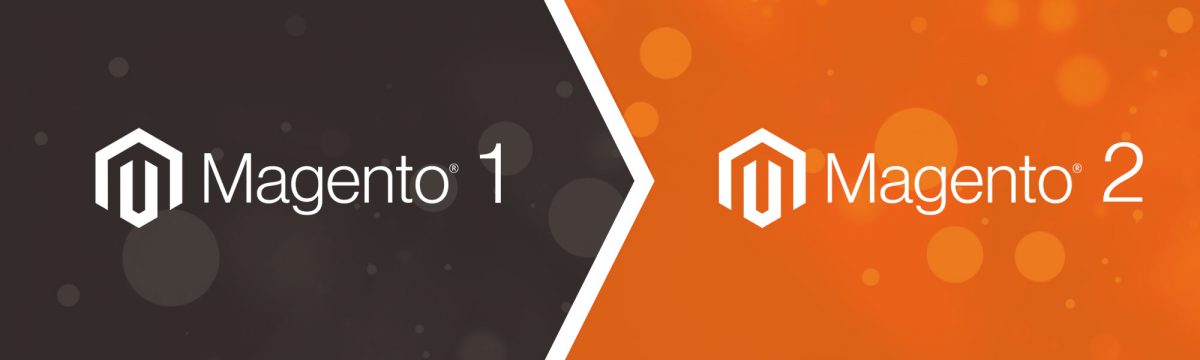 Magento 1 and 2 Magneto and Magneto 2 logos.