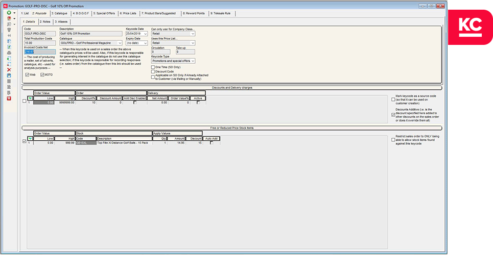 no-lazyload Setting up promotions through Khaos Control.
