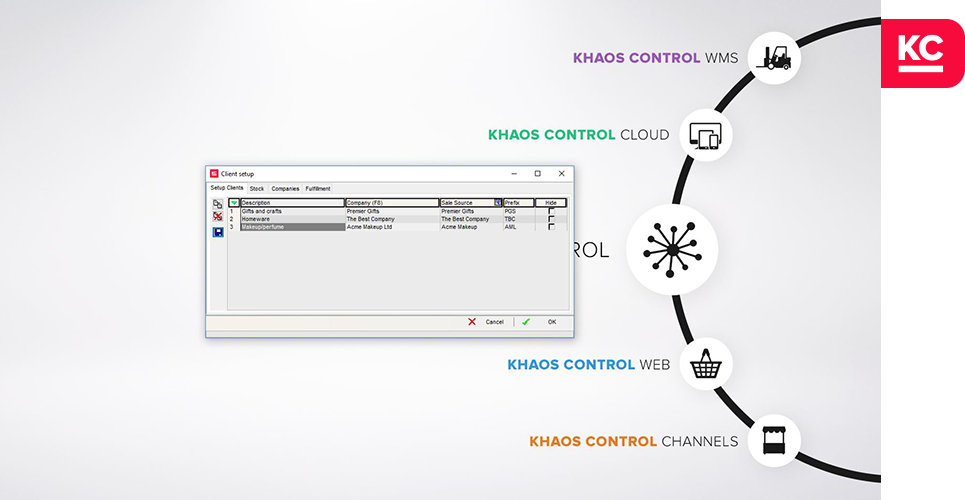 no-lazyload Setting up a client on Khaos Control through the client setup menu