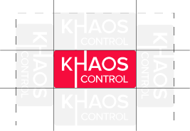 logo spacing guide khaos control brand guidelines