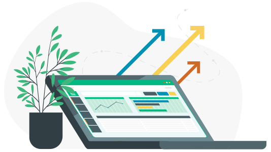no-lazyload Khaos Control Cloud animated dashboard on a laptop