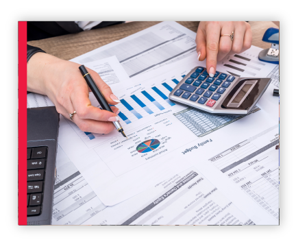 Analysing pie charts with a calculator.