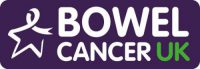 Bowel Cancer UK logo.